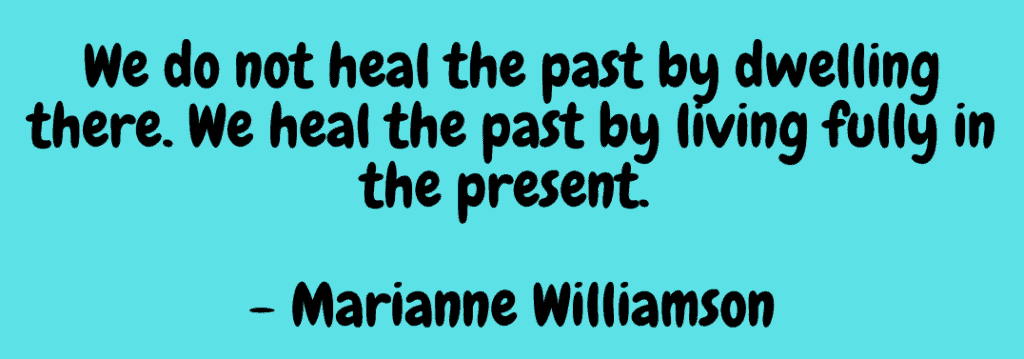 marianne williamson quote in cyan